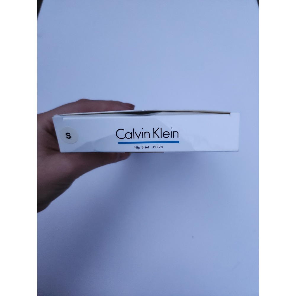 Calvin Klein Hip Brief White Tech Cool RealCool Cotton U2728D Size S - Picture 3 of 4